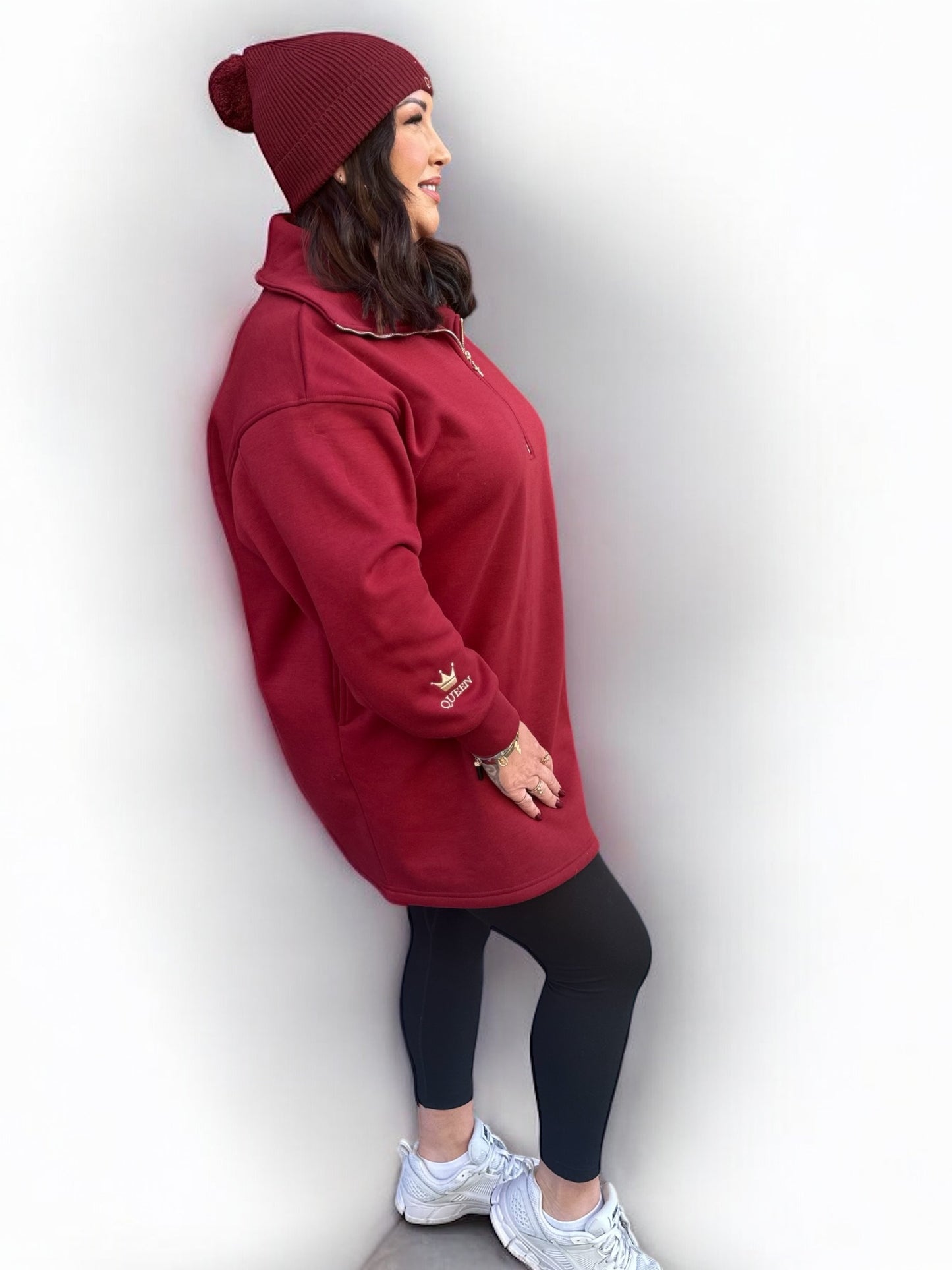 BURGUNDY QUEEN JUMPER